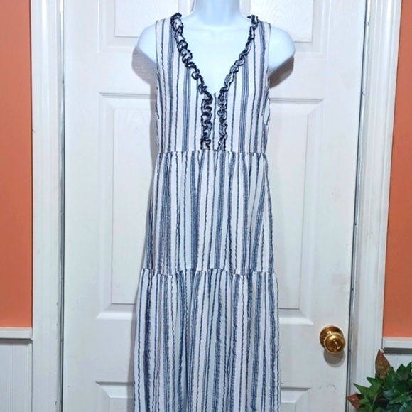 ViVi by Violet Weekend Cotton & Linen dress - Picture 1 of 13